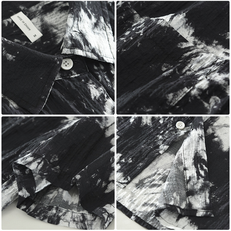 Áo sơ mi tay ngắn nam Nhật Bản – họa tiết nghệ thuật cá tính, form rộng thời trang, chất liệu Lyocell cao cấp, đa năng mặc hằng ngày_thumbnail_9