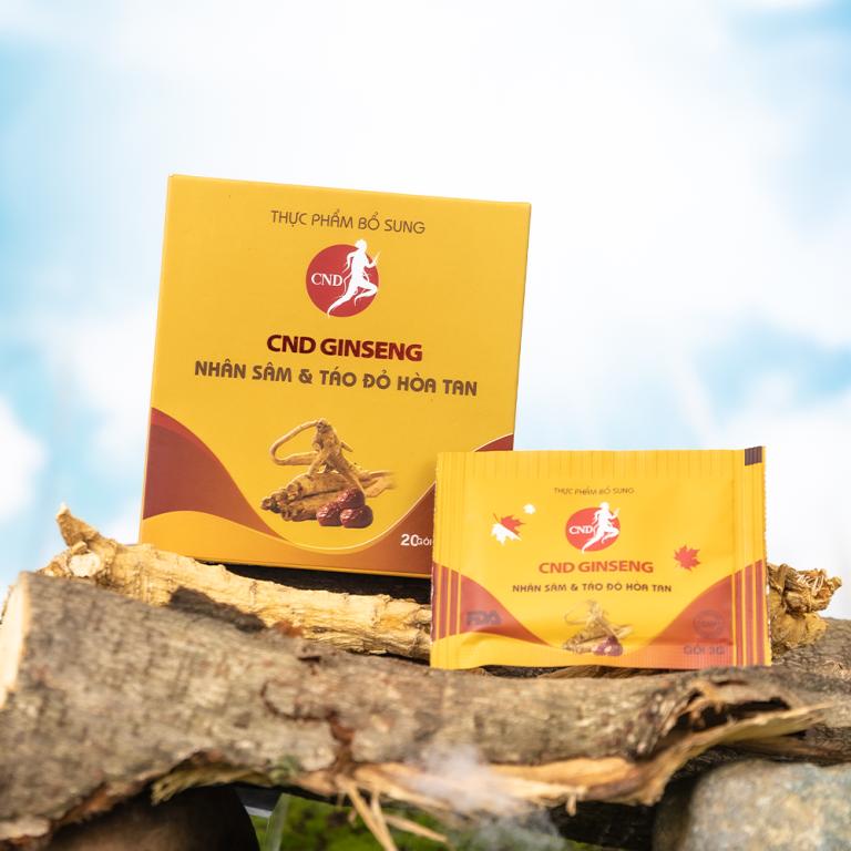Nhân sâm CANADA và táo đỏ hòa tan