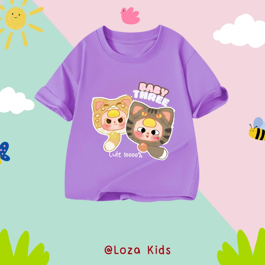 Áo thun cho bé in hình ' 2 chú Baby Three' - Loza Kids AT026_thumbnail_1