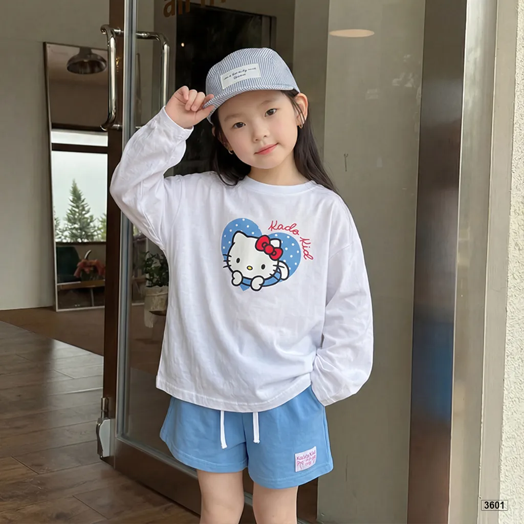 Áo thun bé gái tay dài Kittie Kado Kid 3601_thumbnail_5