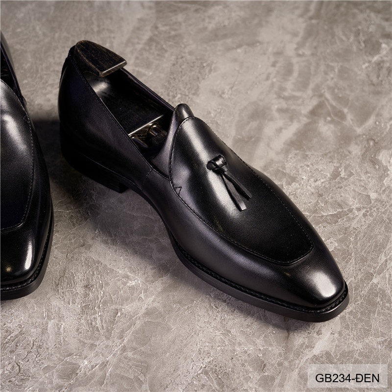 GB234 - Giày Nam Lười Da Bò Thời Trang Hàn Quốc Đế Cao Su Thoáng Khí_thumbnail_9