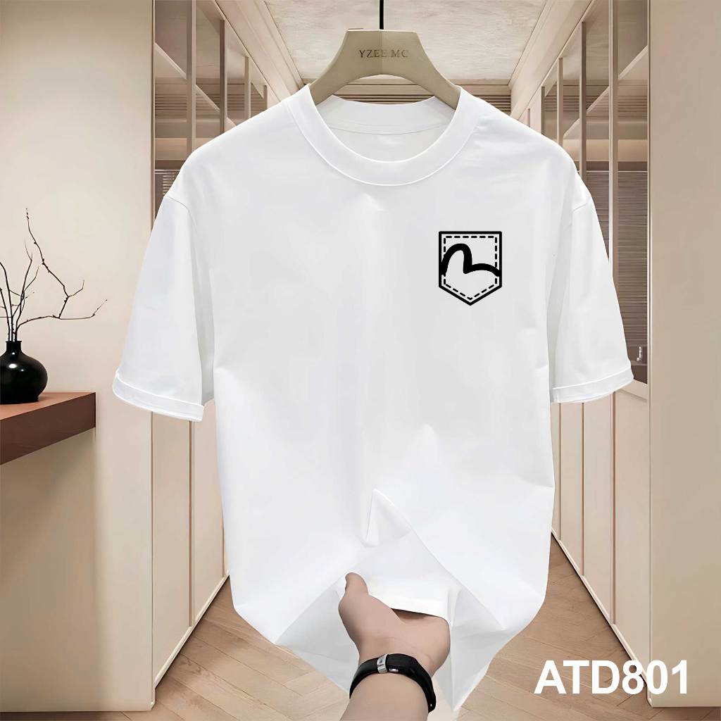 Áo thun nam evisu form rộng local brand ATD871 Miucho Iconic tay ngắn vải cotton cổ tròn in mix_thumbnail_4
