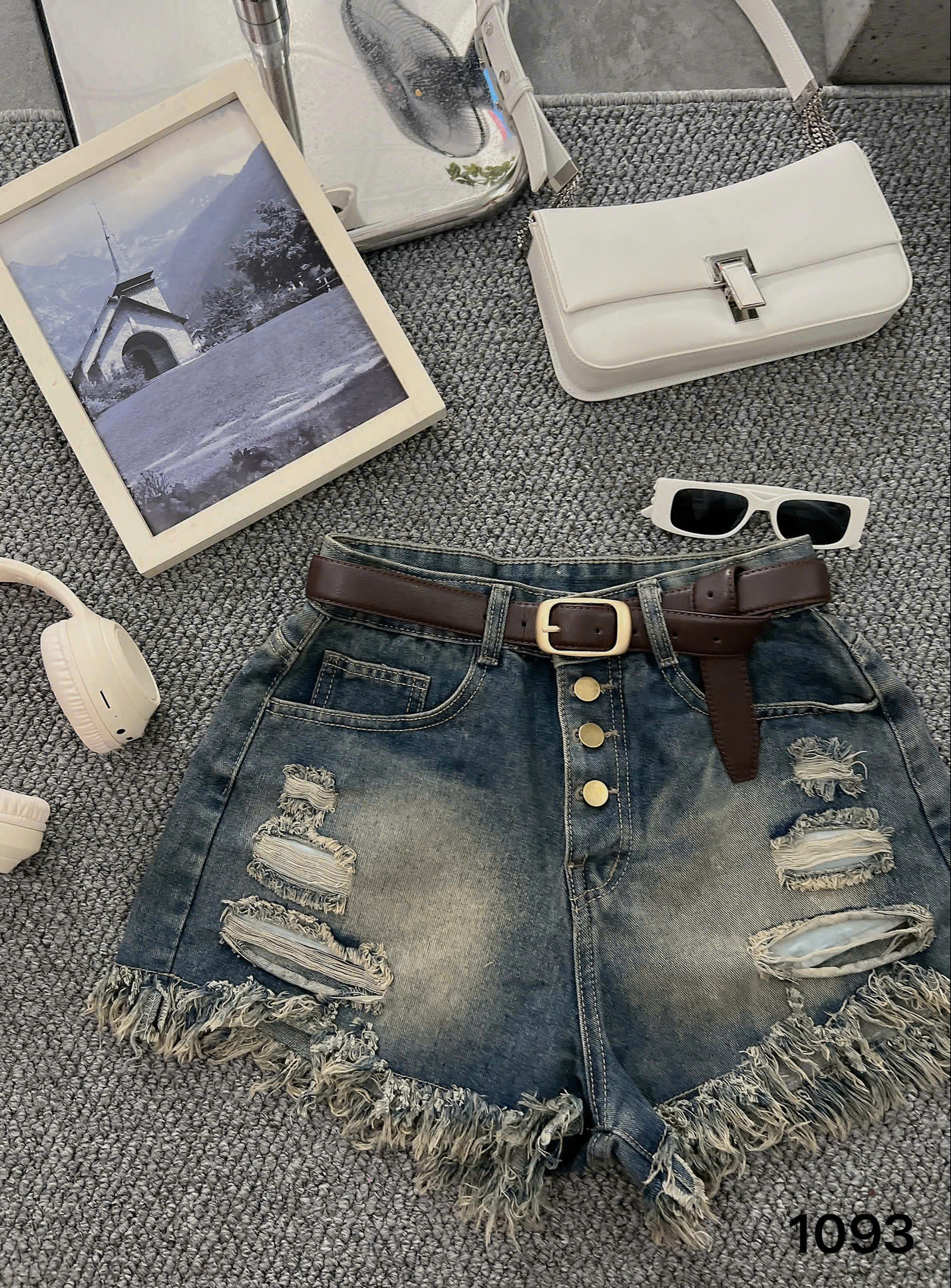 Quần short jean 4 nút rách bigsize QSJ1093 dành cho nàng từ 55-90kg_thumbnail_12