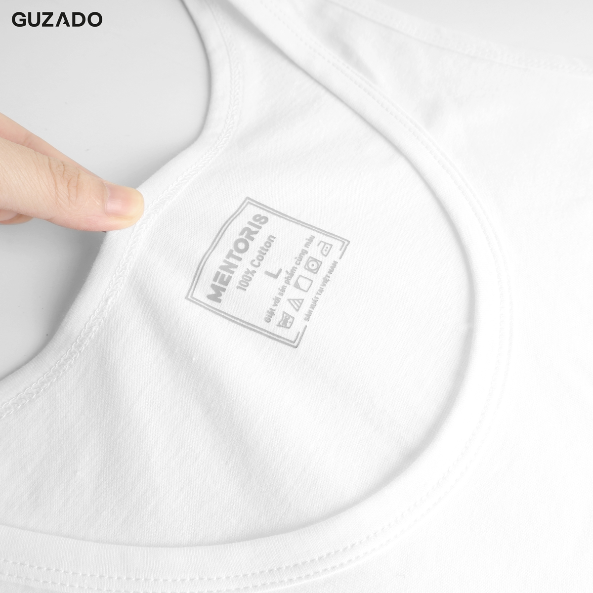 Áo ba lỗ nam GUZADO chất cotton 100% co giãn thấm hút tiêu chuẩn GTT08_thumbnail_9