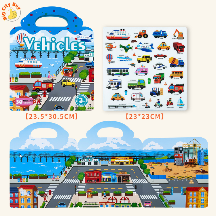 Đồ chơi sticker thạch bóc dán tái sử dụng được nhiều lần, sticker khủng long, các loại động vật dưới biển_thumbnail_0