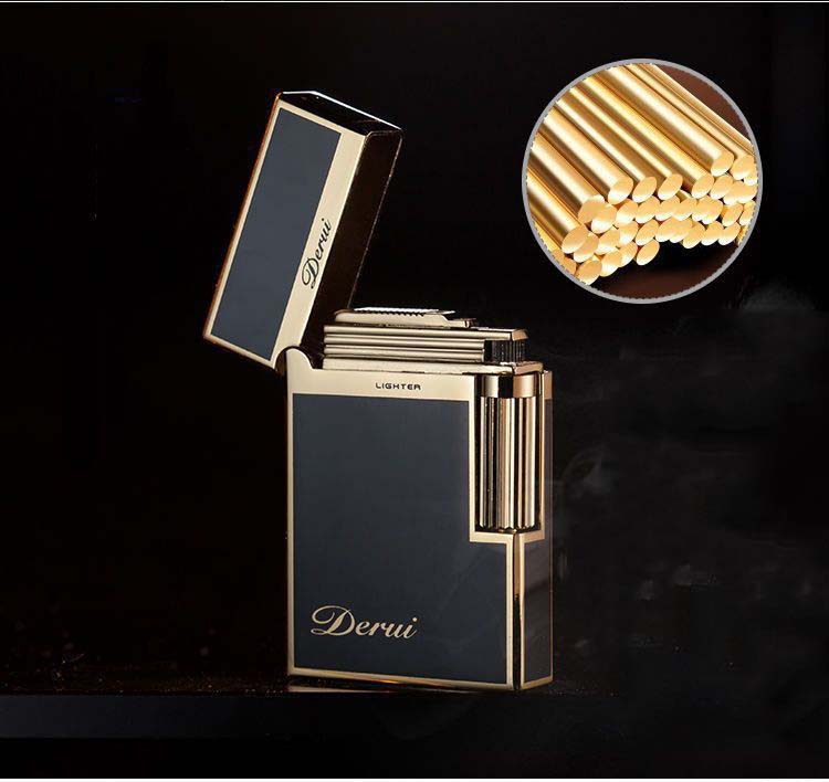 Bật lửa gas DERUI 1009 màu đen_thumbnail_3