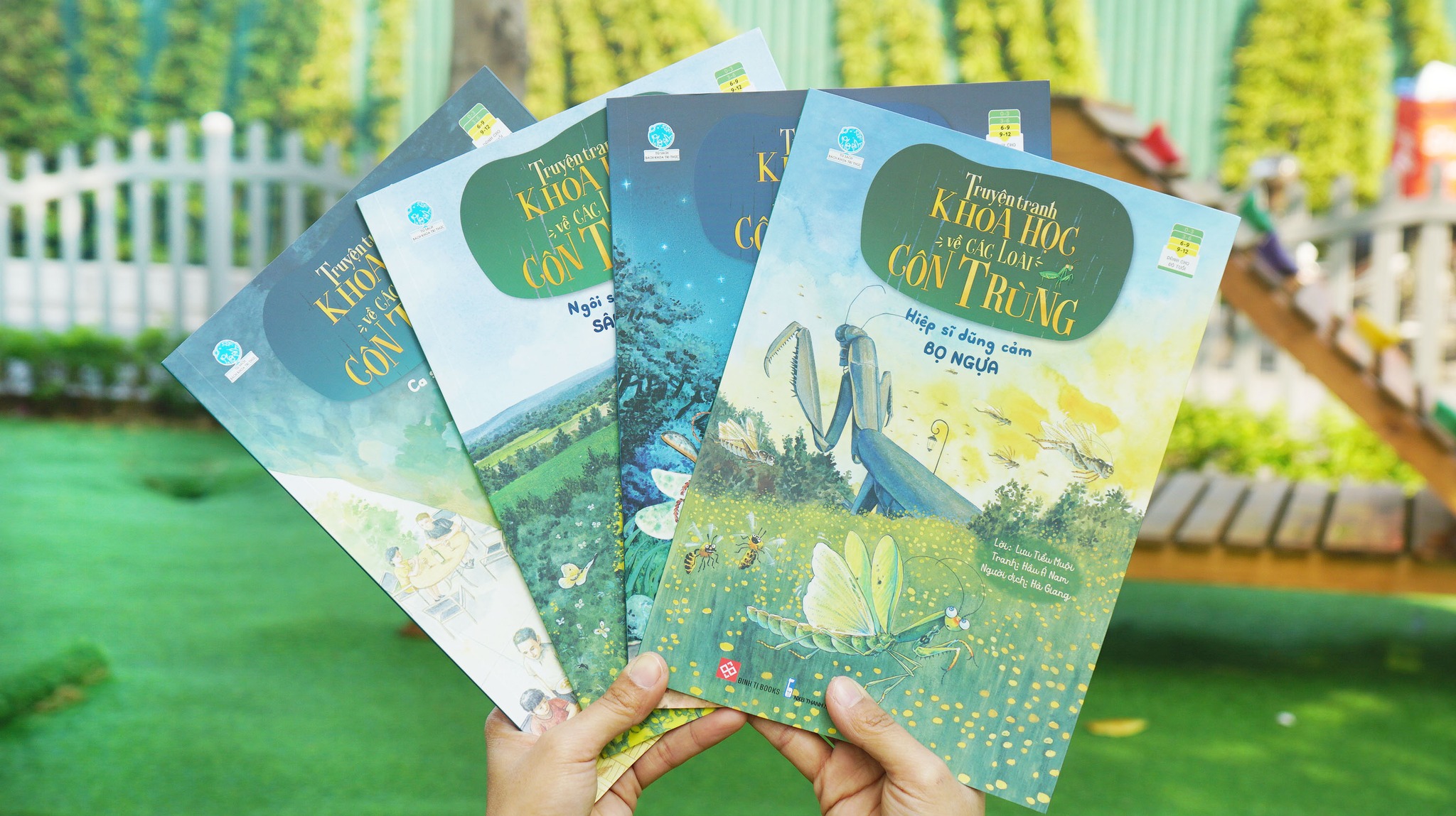 Combo 4 cuốn Truyện tranh khoa học về các loài côn trùng.