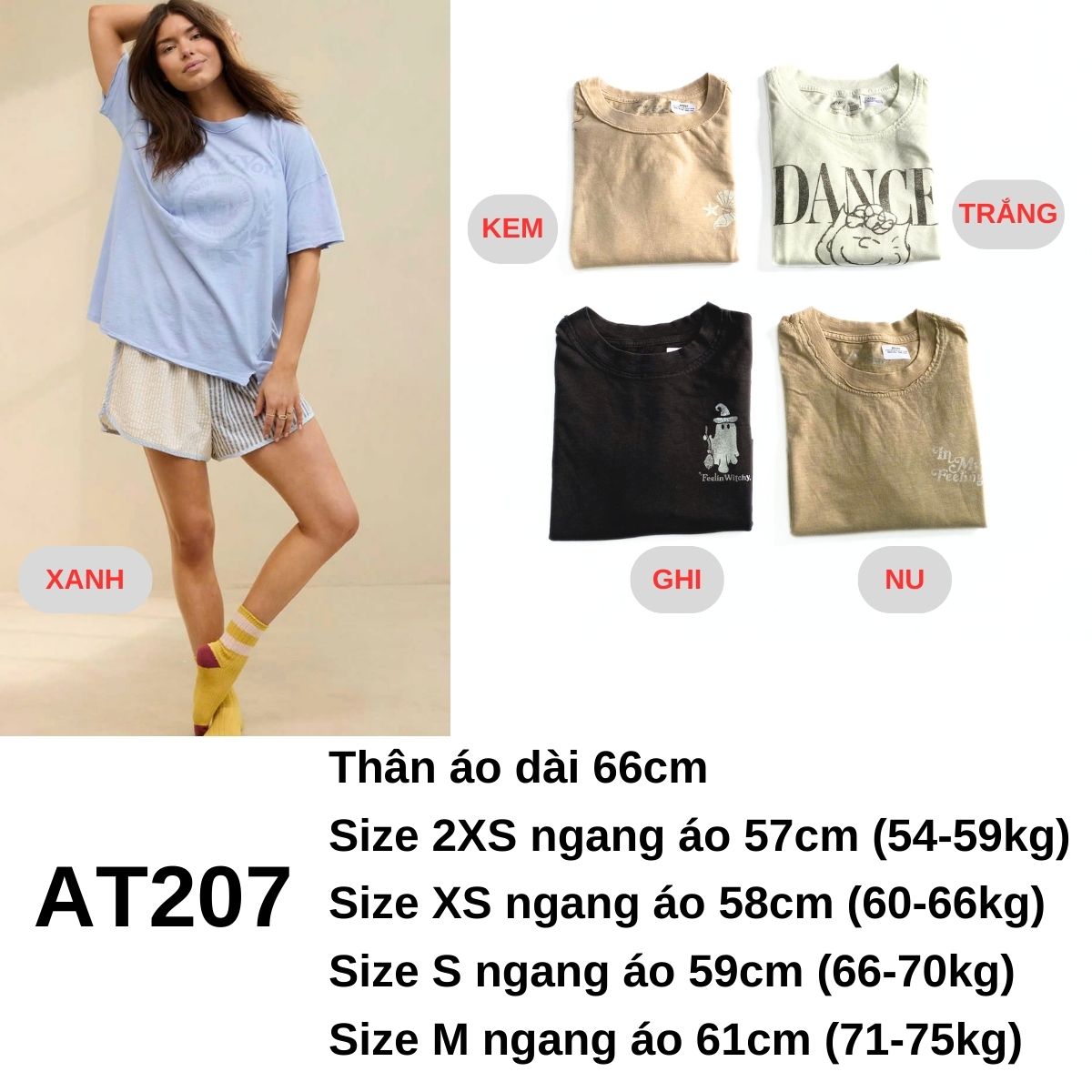 AT207-ÁO THUN WASH AENIE