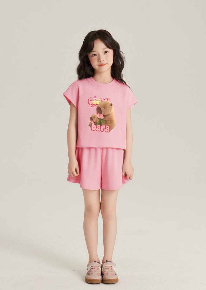 Bộ thun bé gái in Capybara BD25004_thumbnail_15