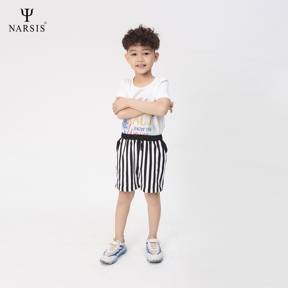 QUẦN ĐÙI BÉ TRAI KS1003 NARSIS CHẤT LIỆU THOÁNG MÁT, DỄ CHỊU, THOẢI MÁI CẢ NGÀY, DỄ VẬN ĐỘNG