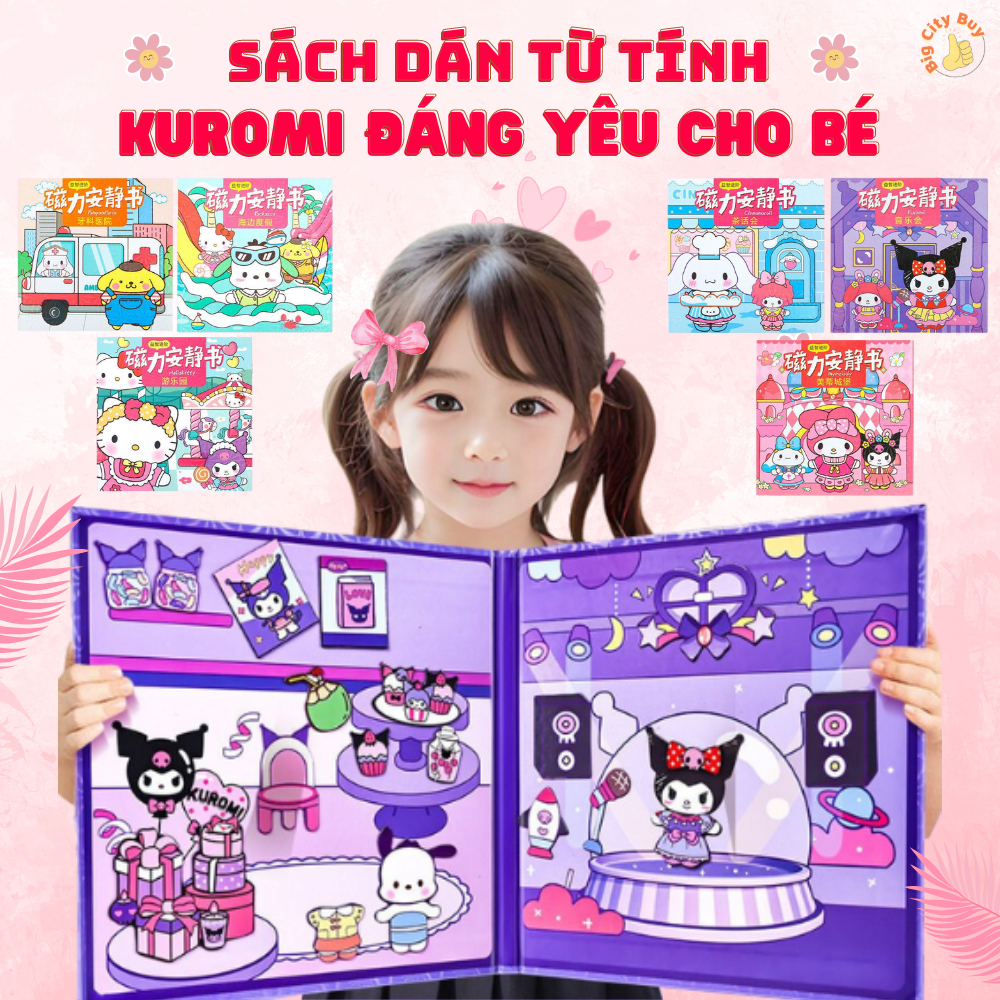 Sổ Tay Từ Tính Kuromi Đáng Yêu Cho Bé Bigcitybuy_thumbnail_10