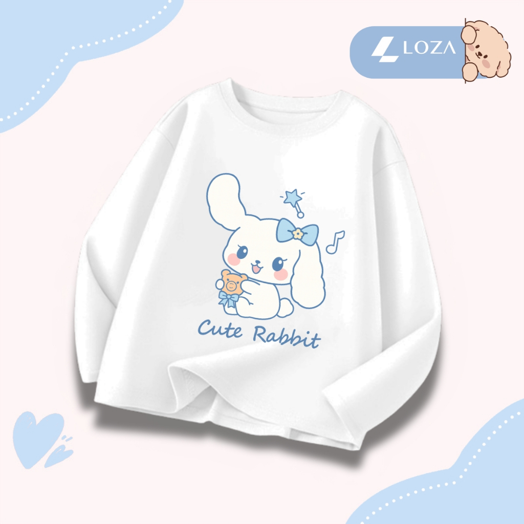 Áo thun dài tay bé gái in hình Melody dễ thương - Loza Kids  KT009_thumbnail_5