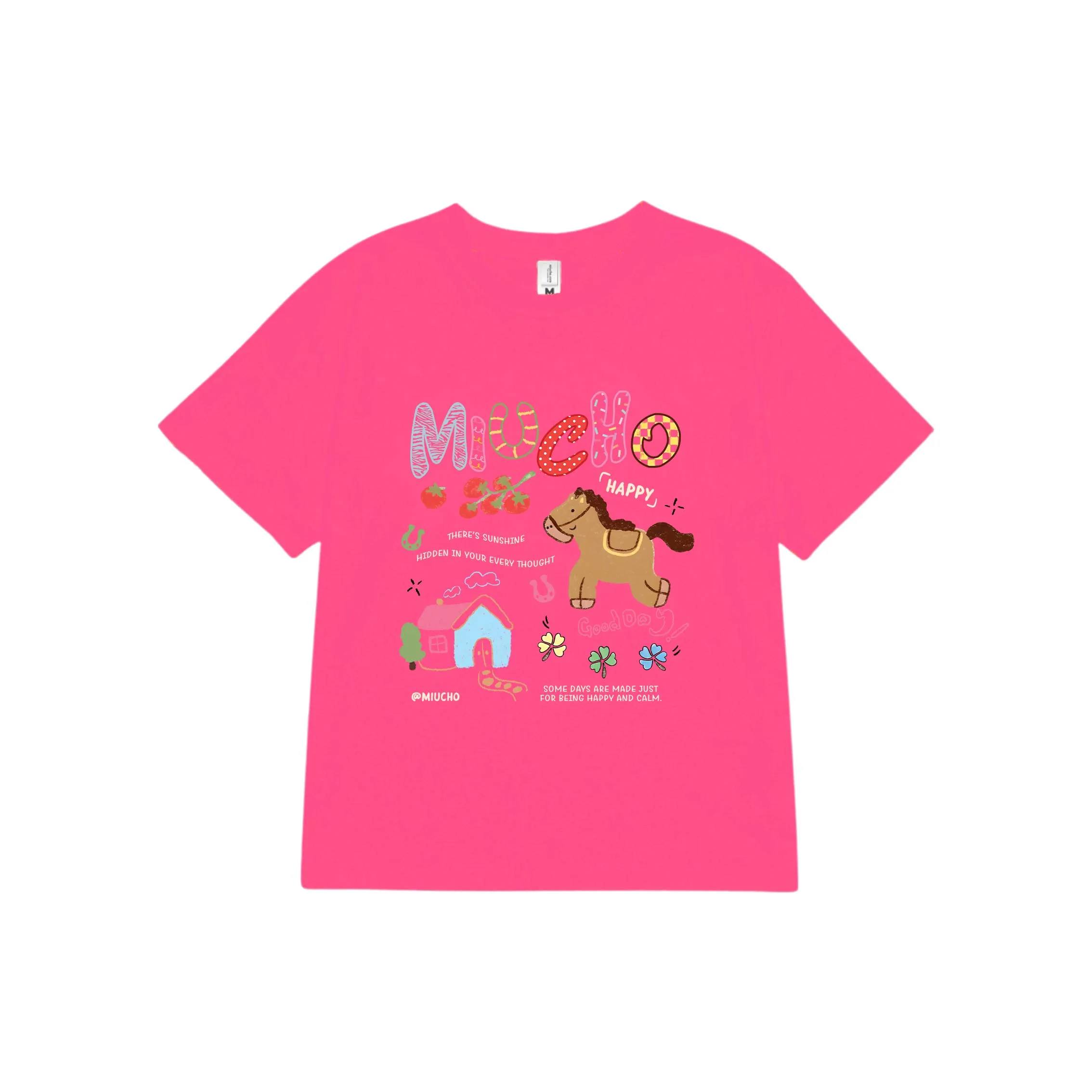 Áo baby tee nữ Miucho cotton co giãn 2 chiều thoáng mát cartoon in mix dễ thương nhiều màu 2740_thumbnail_11