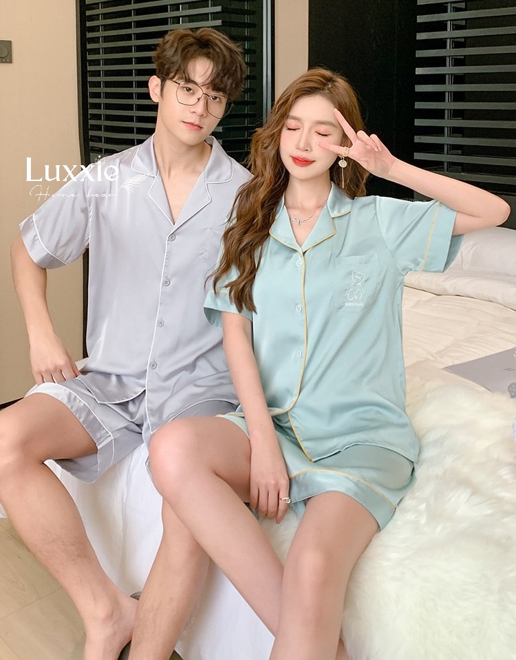 N39C Pijama Lụa túi gấu cộc tay quần đùi_thumbnail_8