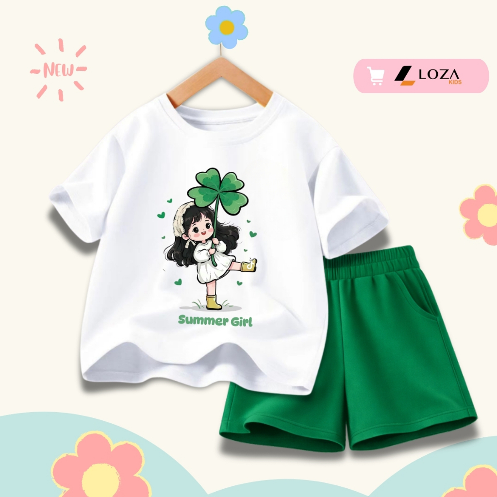 Set bộ bé gái hình in nhiều cô gái xinh - Loza G0451_thumbnail_5