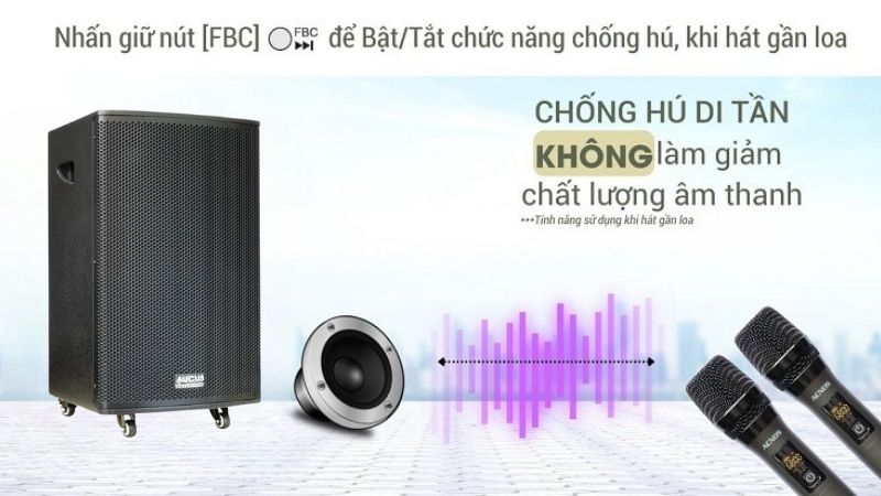 loa kéo aucus ak600 chống hú di tần