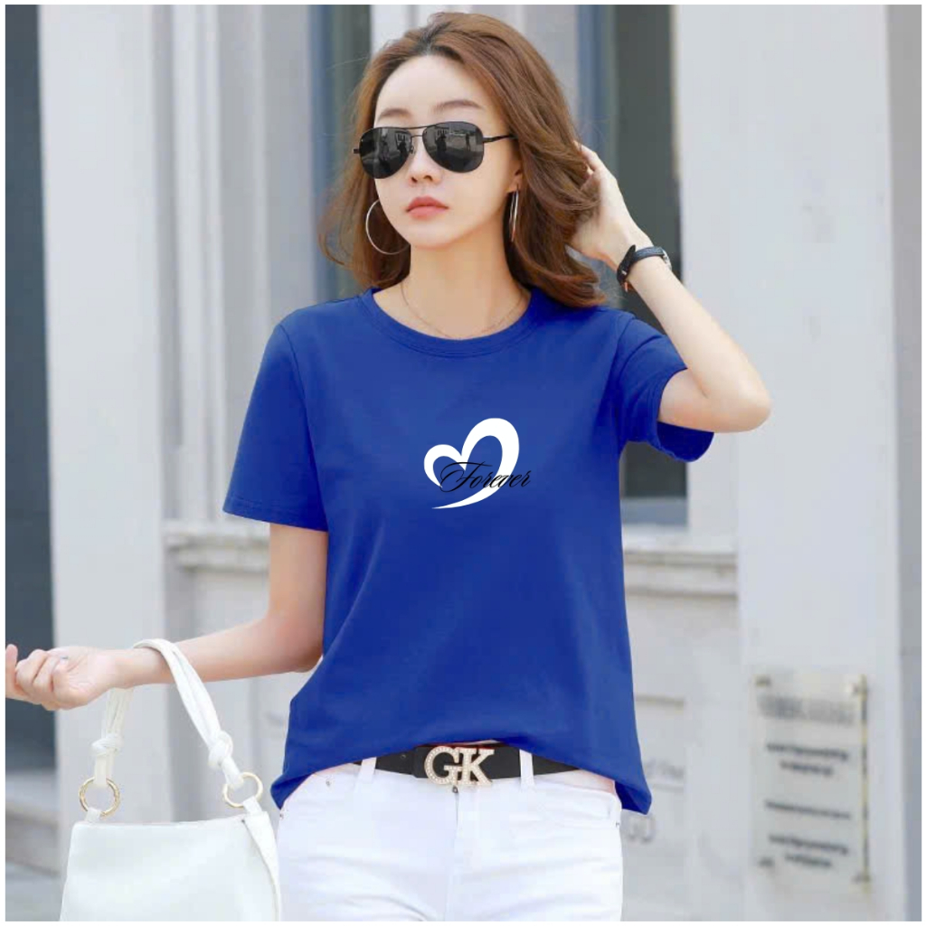 [Form Rộng] Áo phông nữ LOZA hình tim chất liệu cotton co giãn 4 chiều - Mã RT8207_thumbnail_5