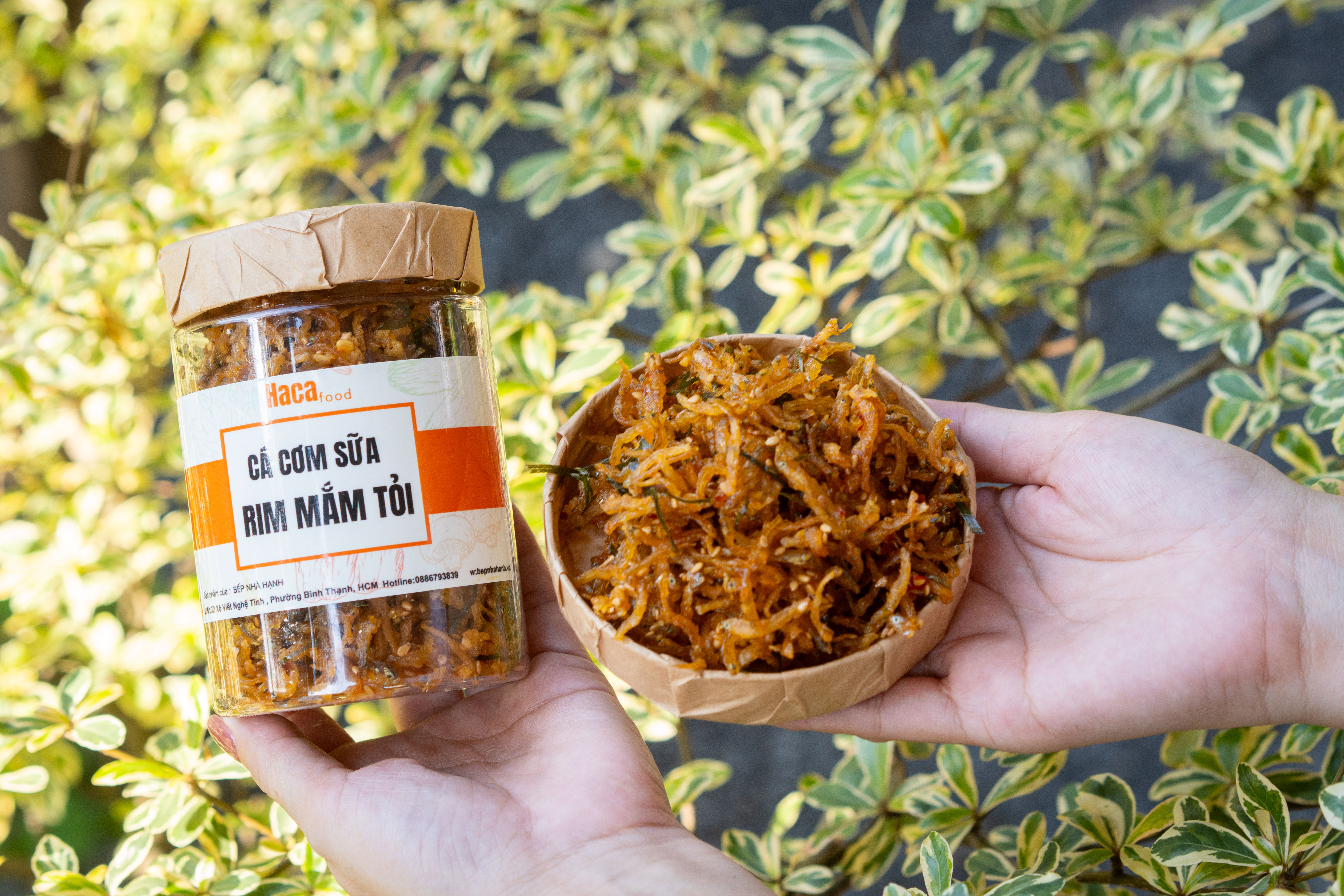 CÁ CƠM SỮA RIM MẮM TỎI 130GR