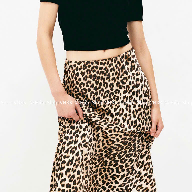 CHÂN VÁY LỤA ZR MÀU DA BEO