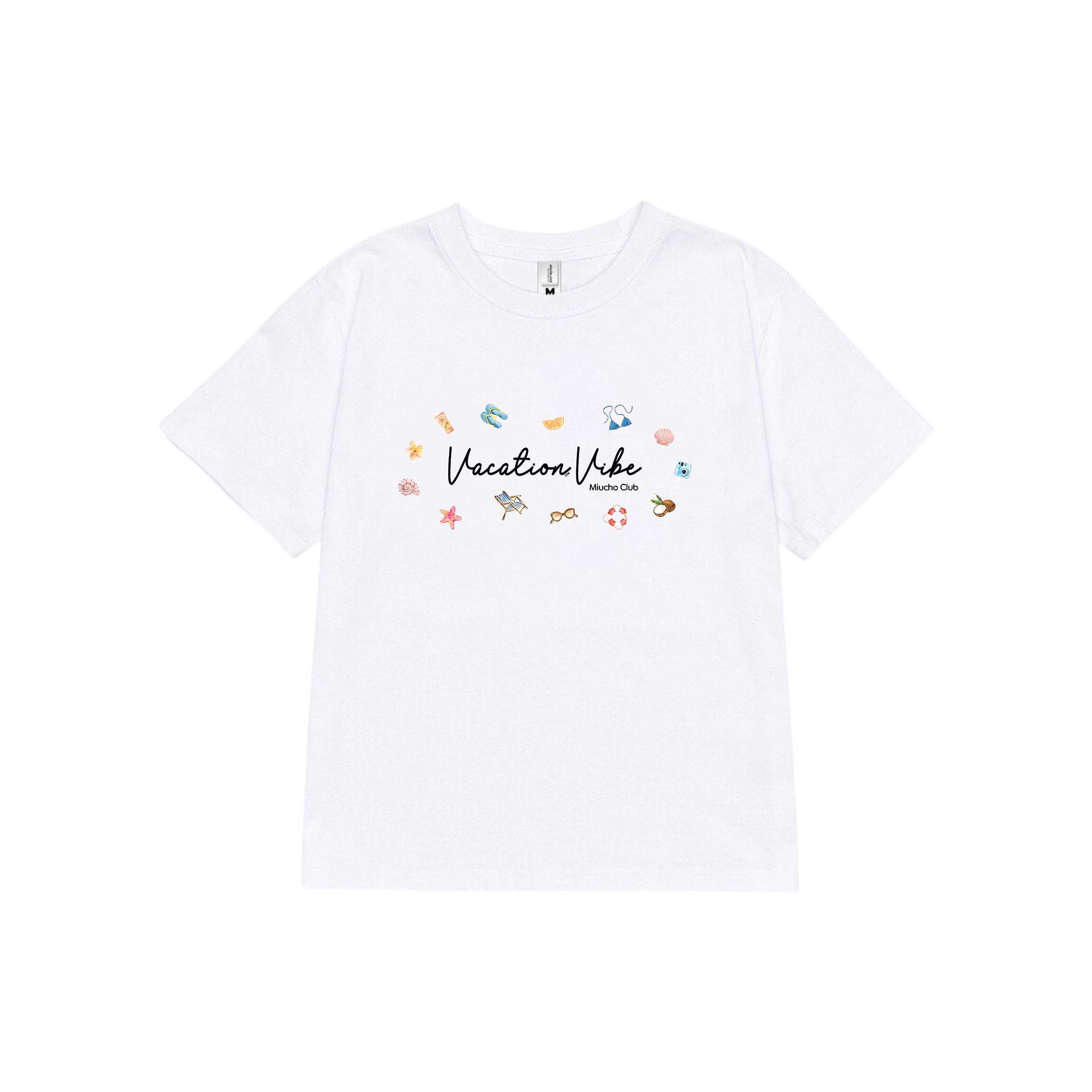 Áo baby tee ôm body hè biển 2194 Miucho cổ tròn vải cotton 4c thoáng mát in mix_thumbnail_7