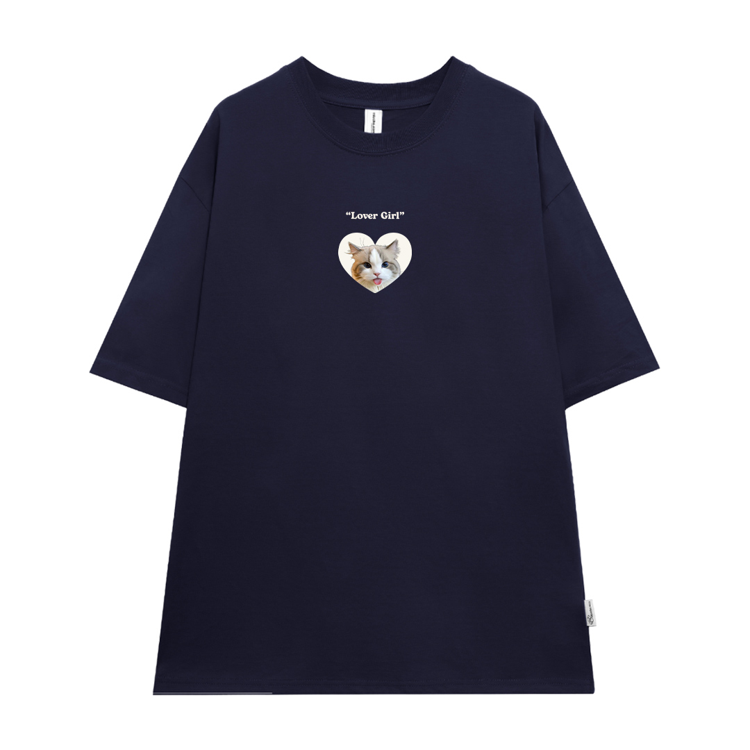 Áo thun cặp nam nữ LOVER form rộng 1956 Miucho cổ tròn vải 4c cotton 220gsm thoáng mát in mix_thumbnail_11