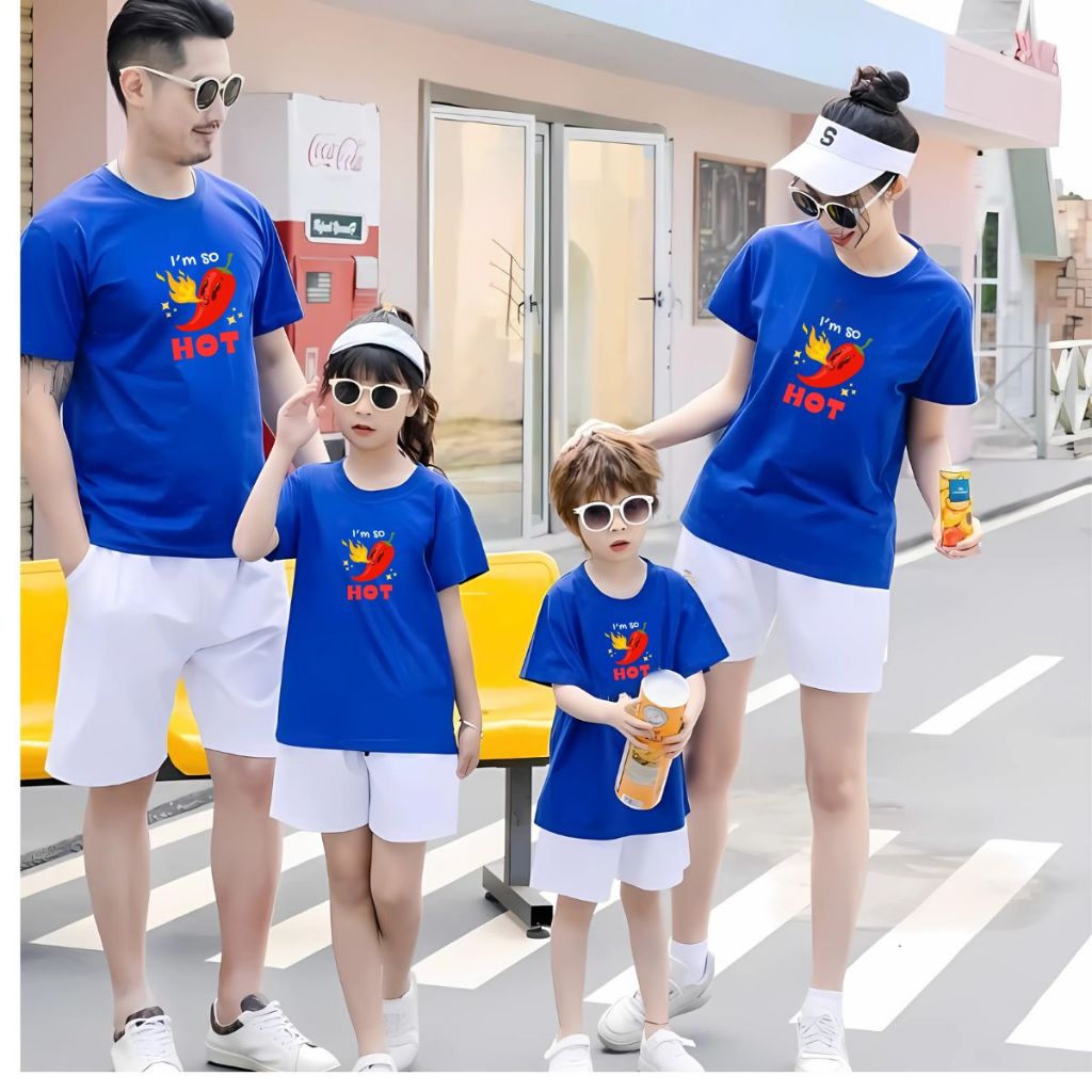 Áo phông gia đình in hình ớt HOT - Áo thun đồng phục gia đình 3-4-5 người - Loza RT3045-AT3045_thumbnail_0