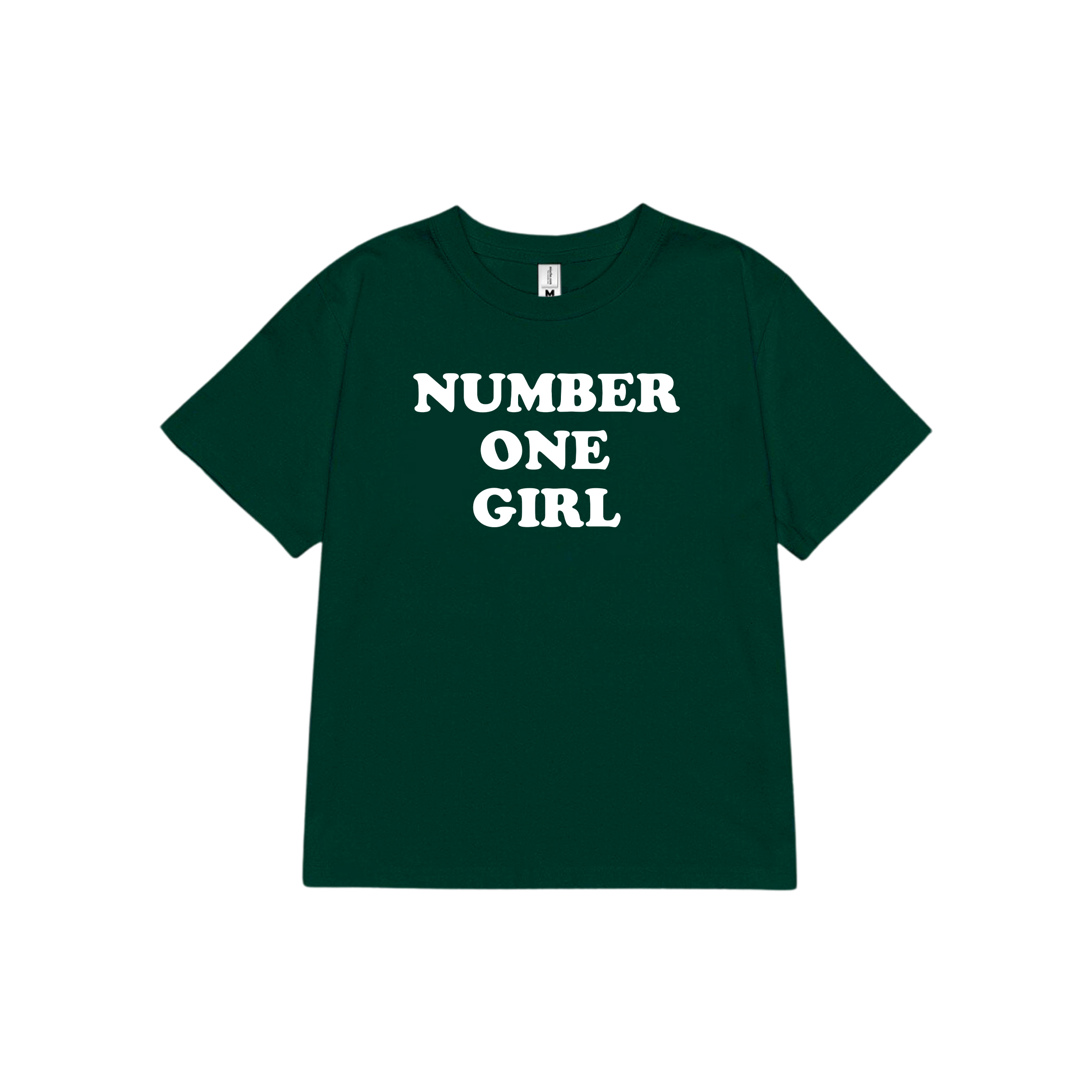 Áo baby tee ôm number one girl 1978 Miucho cổ tròn vải cotton 4c thoáng mát in basic