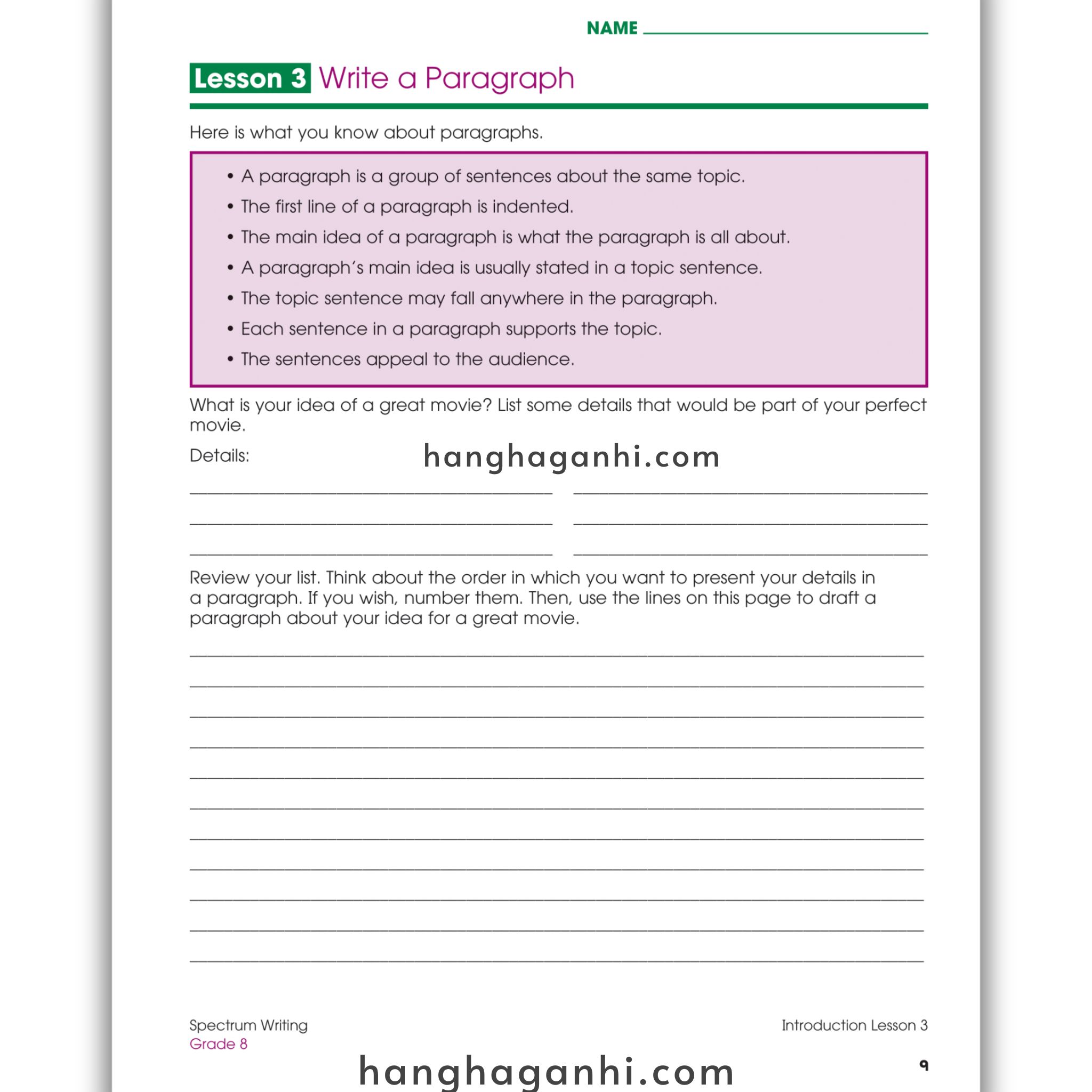 Sách Spectrum Writing Workbook Grade 8_thumbnail_8
