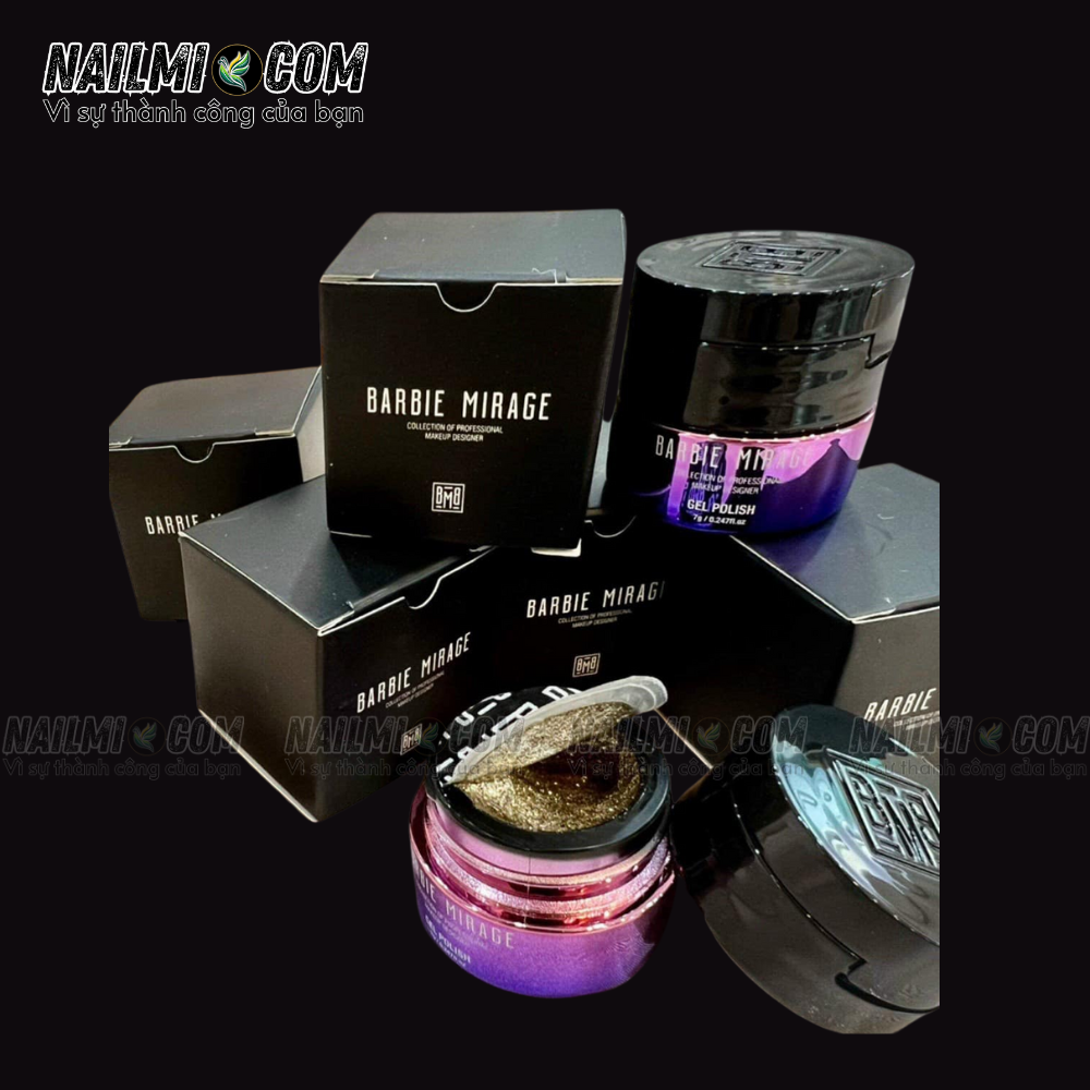 Gel Nhũ viền -  ánh vàng gold - 602 - Barbie Mirage