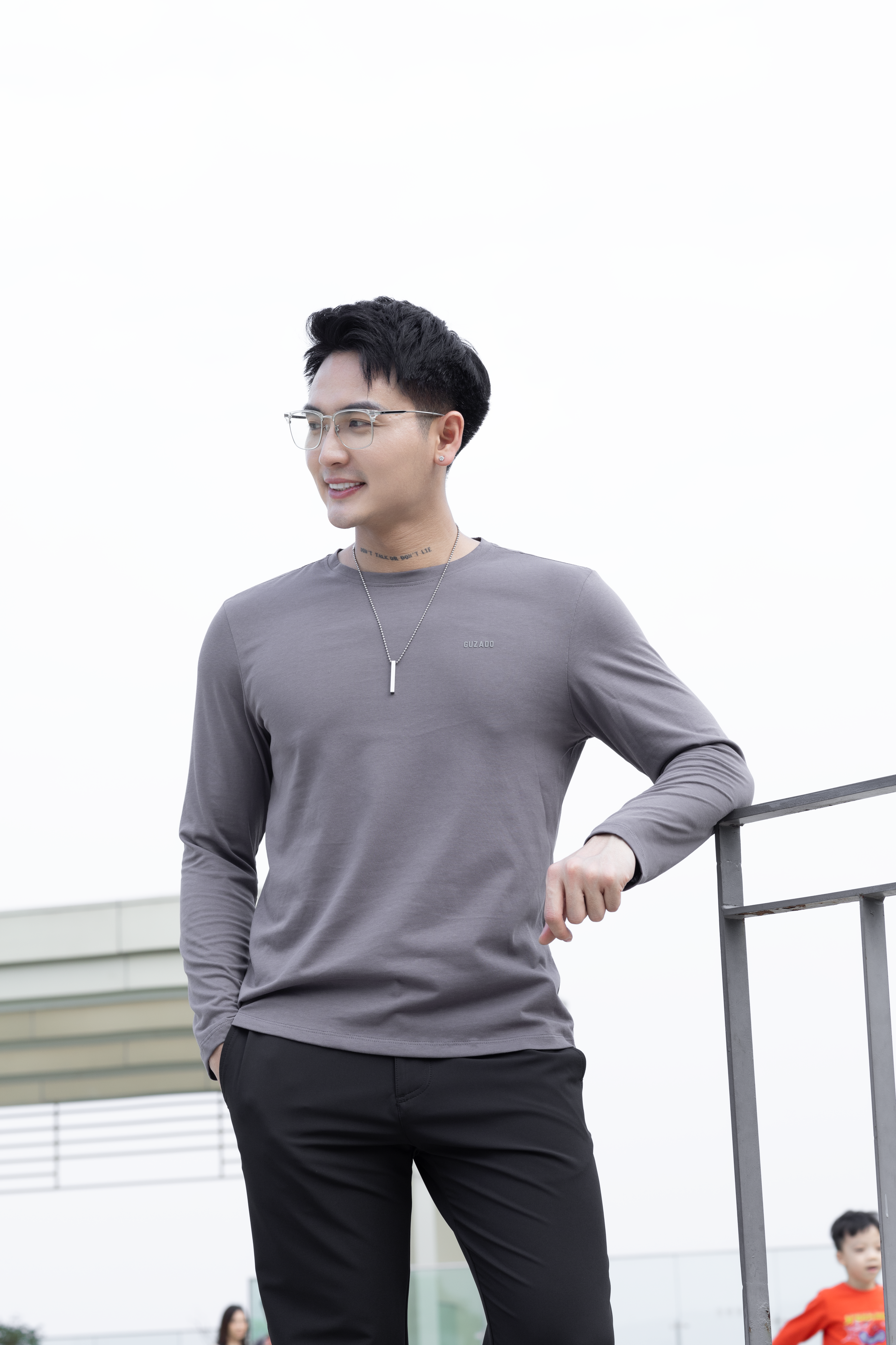Áo Dài Tay GUZADO Cotton CVC GDT03_thumbnail_30