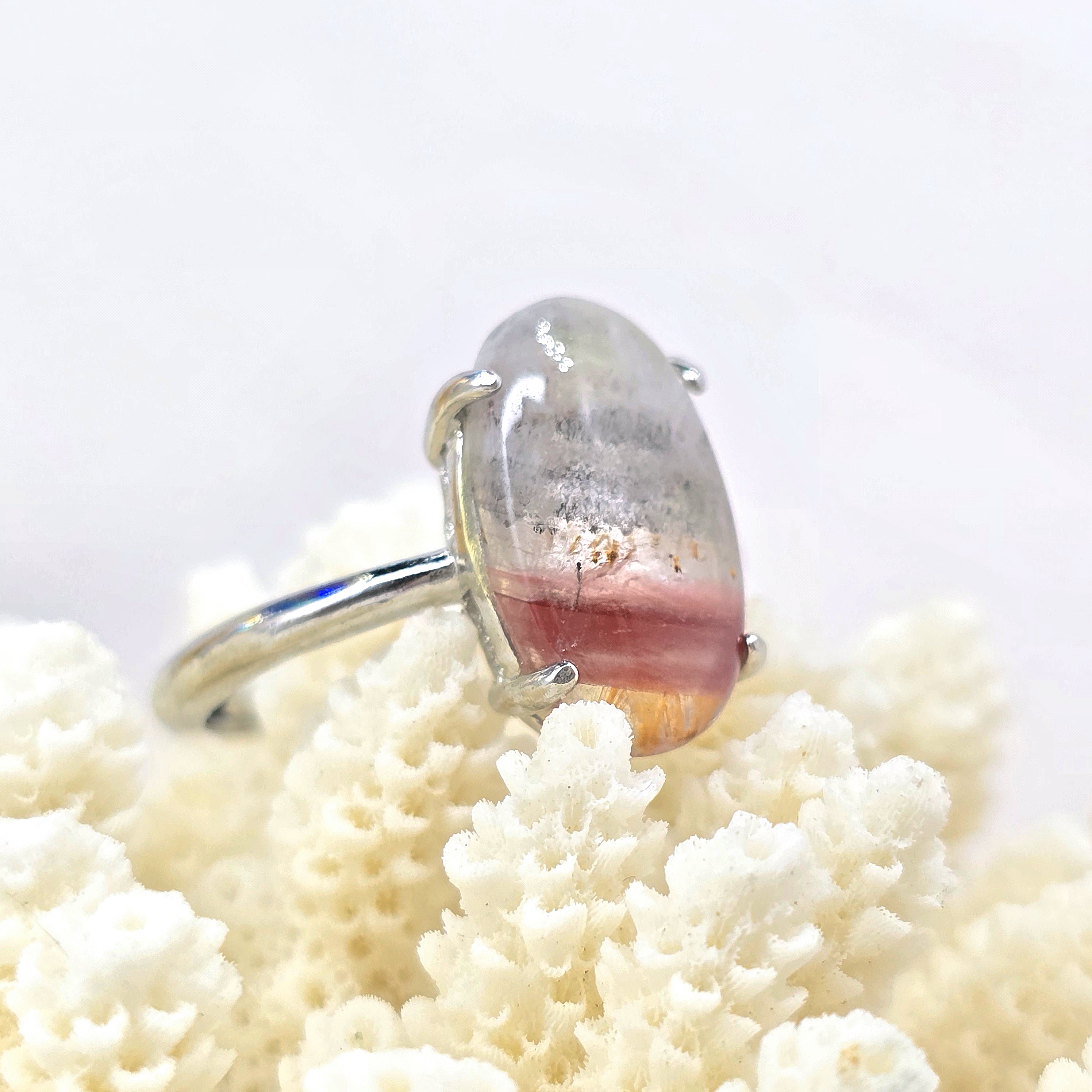 Nhẫn Đá Auralite 23 Khung Bạc S925 Freesize_thumbnail_1