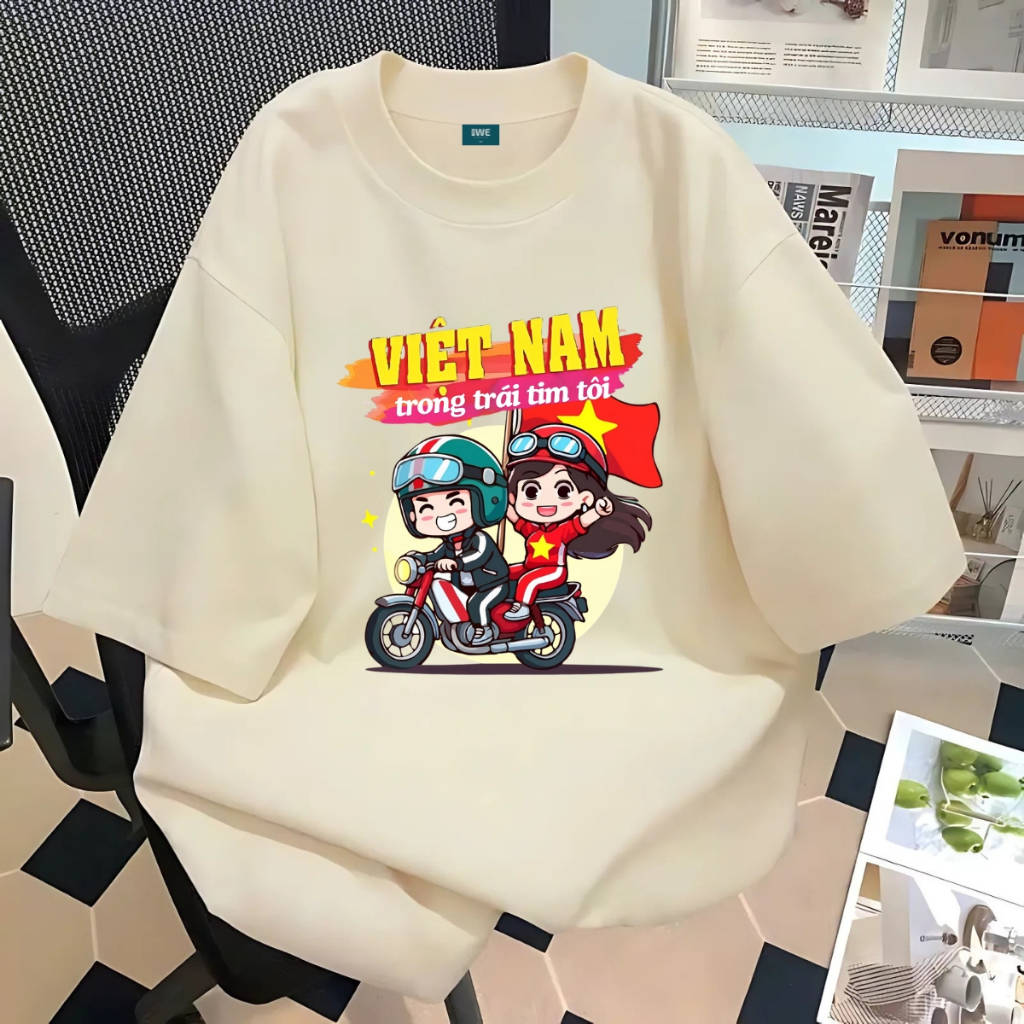 Áo phông Việt Nam trong trái tim tôi local brand We Tee dáng rộng unisex nam nữ - WU1102_thumbnail_1