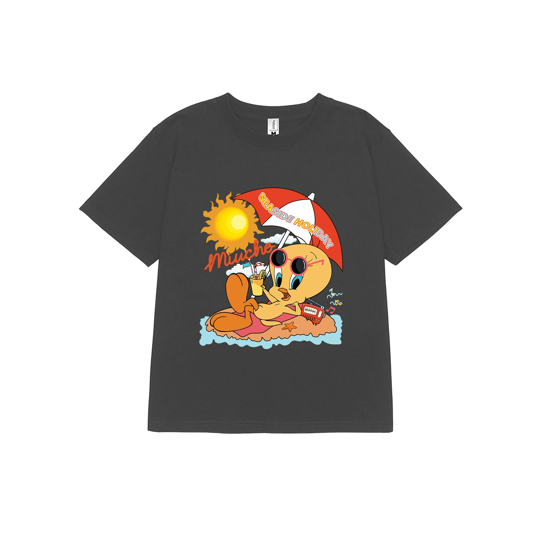 Áo thun baby tee form ôm dễ thương mùa hè ABD1051 Miucho tay ngắn Cổ tròn hotrend in artwork_thumbnail_11