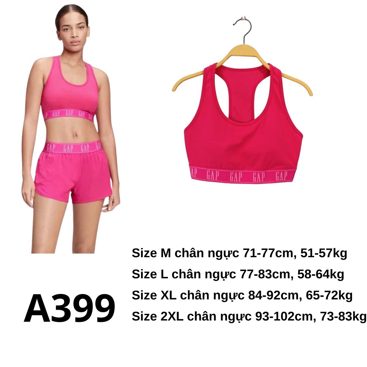 A399 Áo tập hồng