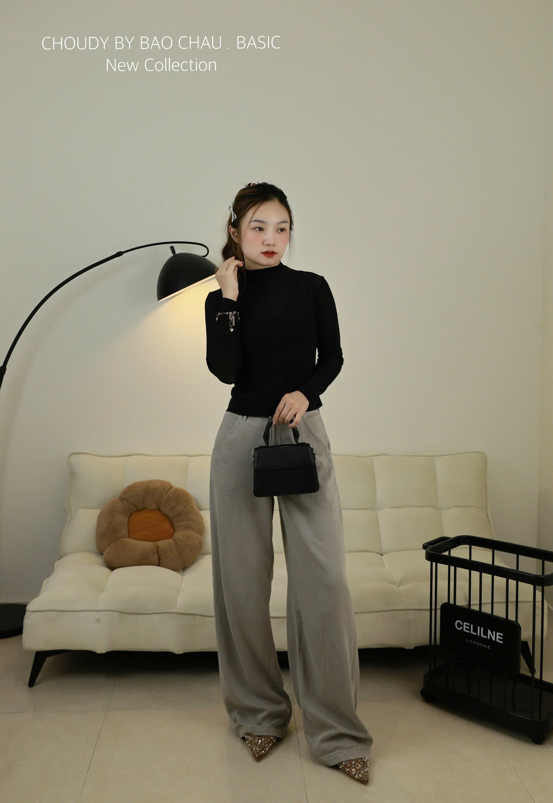 SALE Q127 QUẦN JEAN XÁM