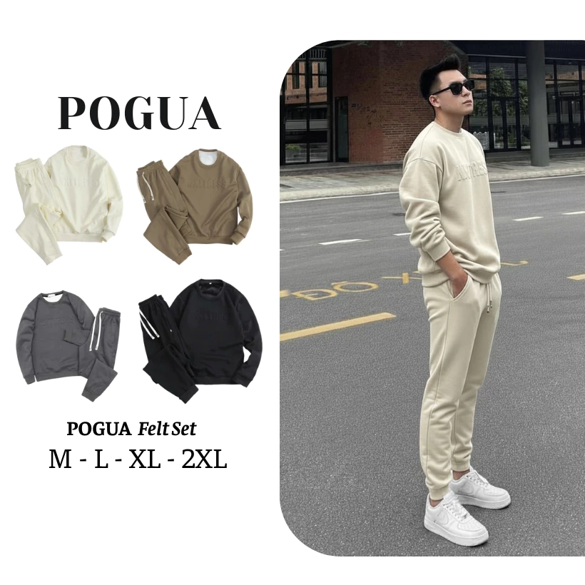 Bộ Nỉ Ép Lông Cáo Nam nữ in nổi "NXTTRESS" - Mùa Đông Siêu Mềm Mịn