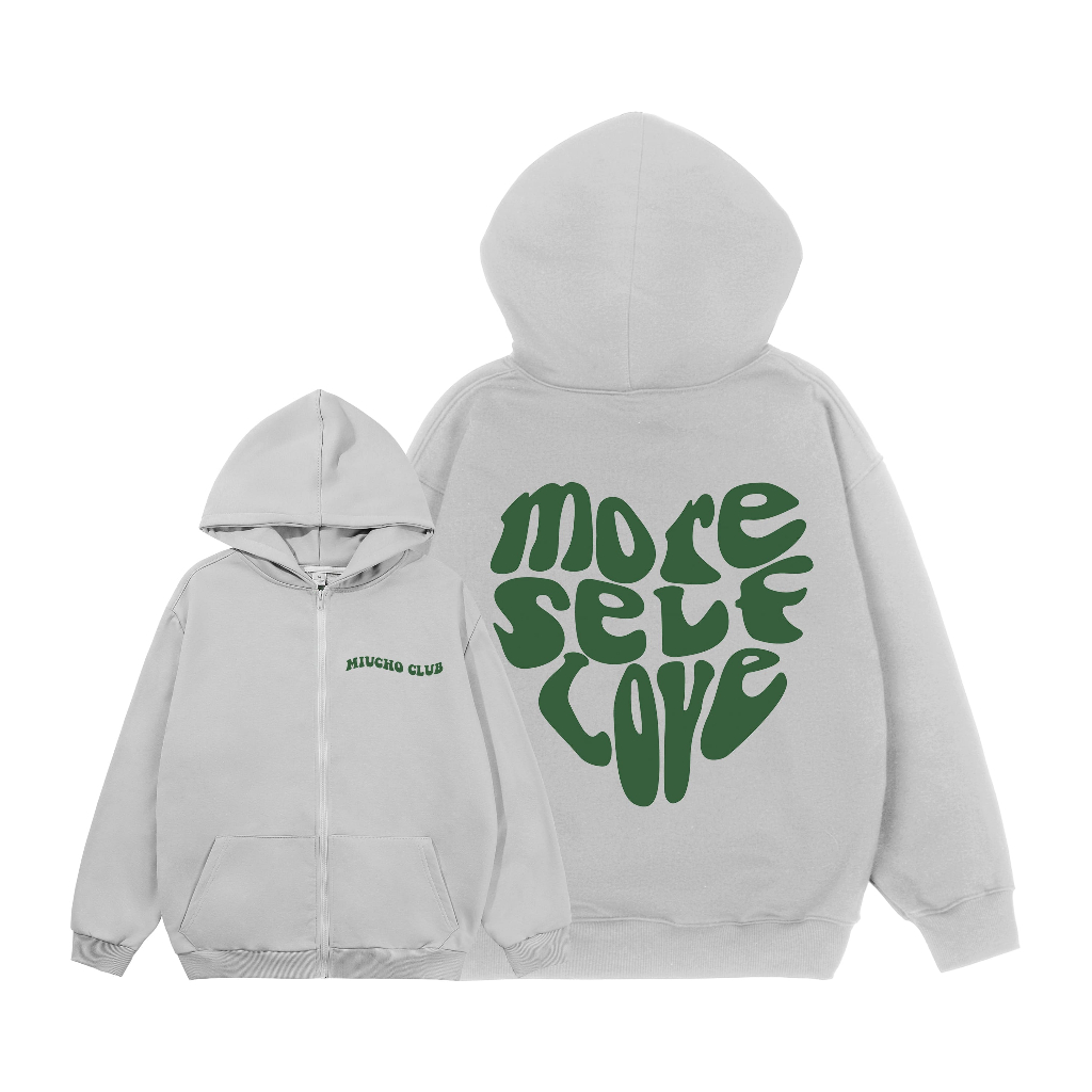 Áo hoodie zip nữ form rộng HZ434 Miucho chân cua in typography_thumbnail_12