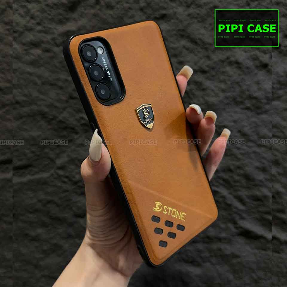 Ốp Lưng Oppo Reno 4 - DStone - Nâu
