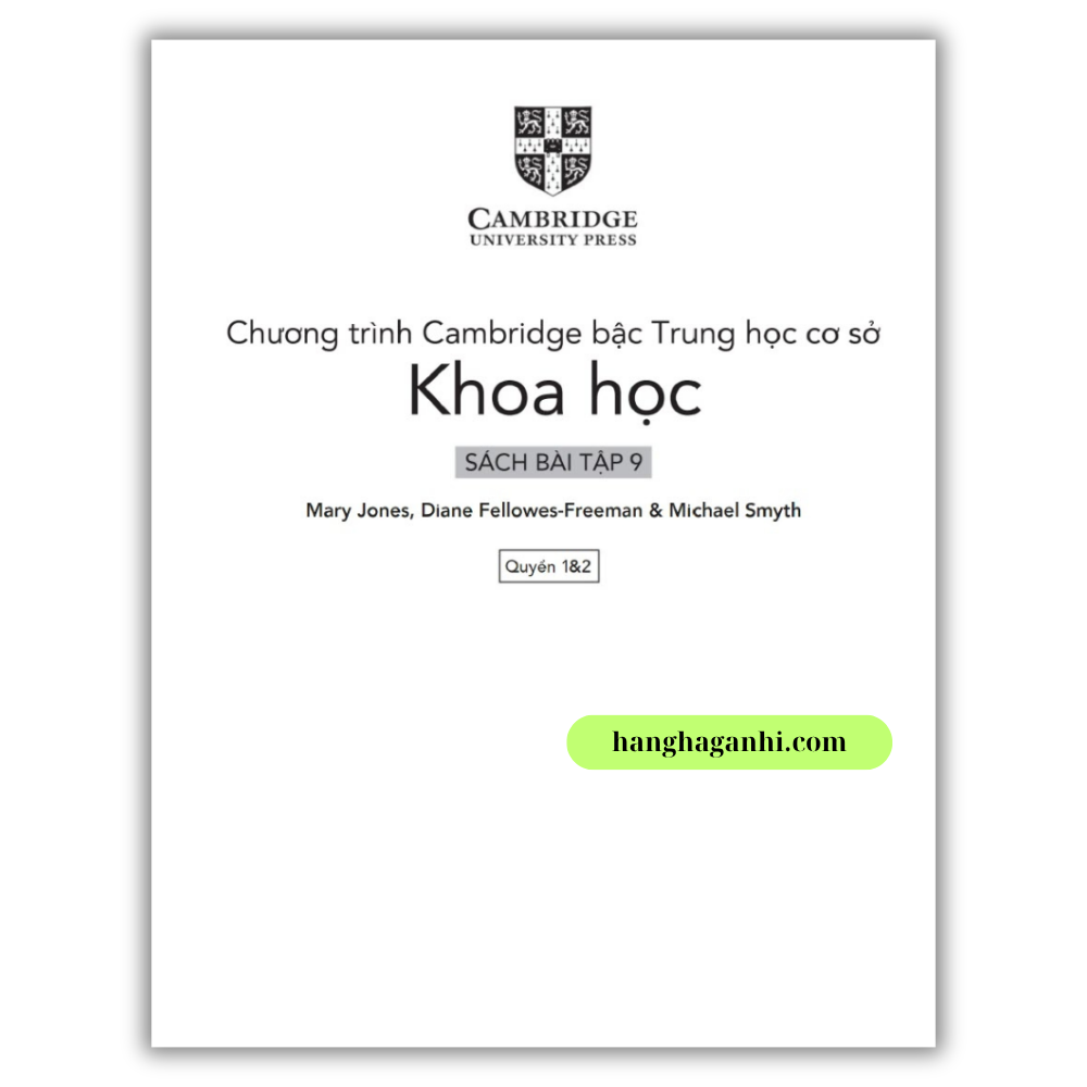 Chương trình Cambridge bậc Trung học – KHOA HỌC – Sách bài tập 9 – Quyển 1 &2_thumbnail_1