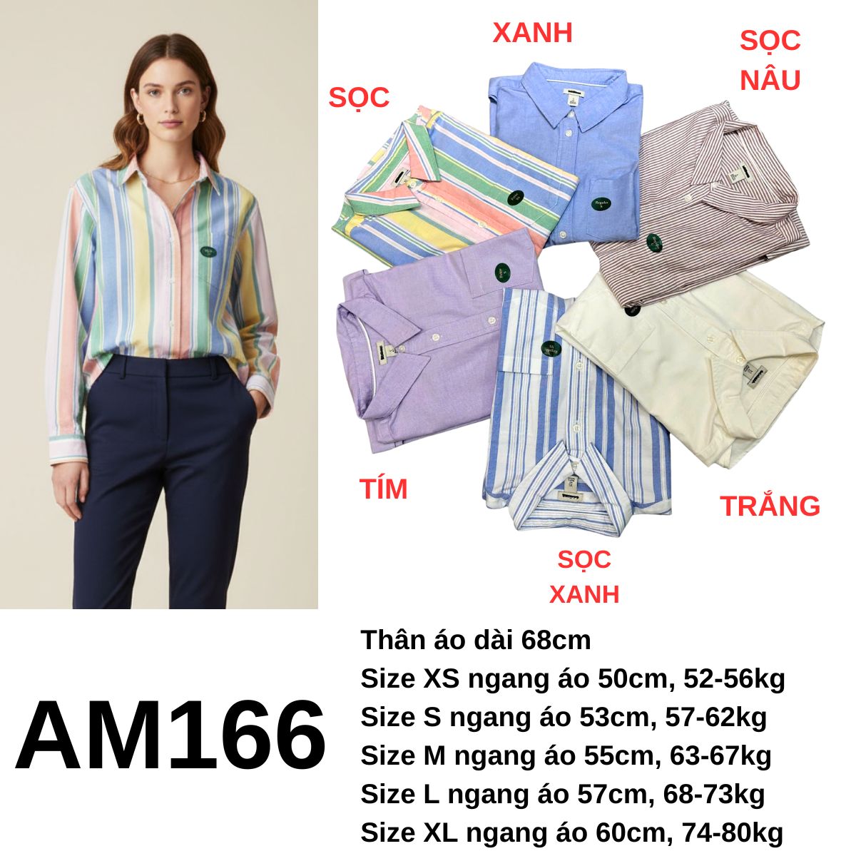 AM166 Áo sơ mi