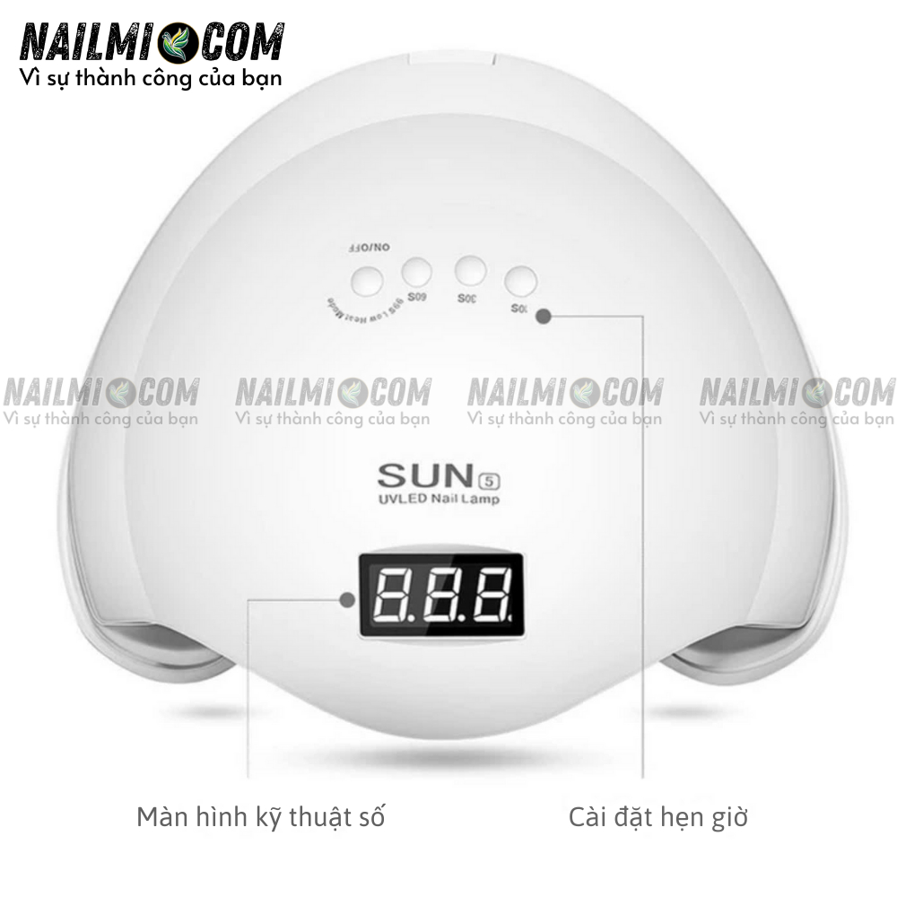 Máy hơ gel Không tích điện-Sun 5