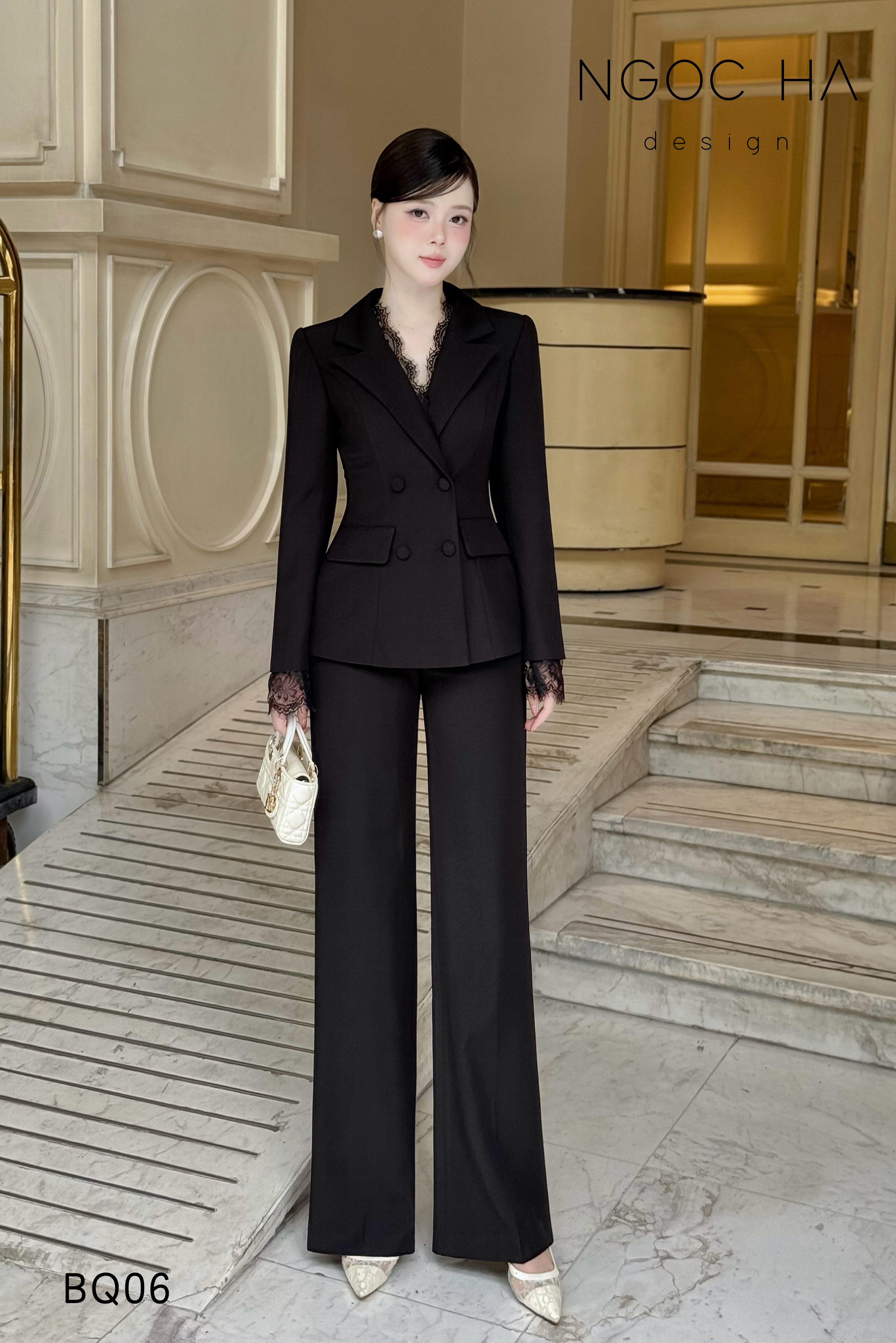 Layla Set_ Set Vest Mix Ren Đen Quần Suông BQ-06_thumbnail_2