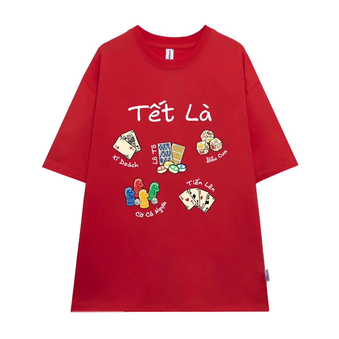 Áo thun Tết Bính Ngọ 2026 form rộng Miucho chất thoáng mát dày dặn hình sắc nét in mix 2937_thumbnail_11