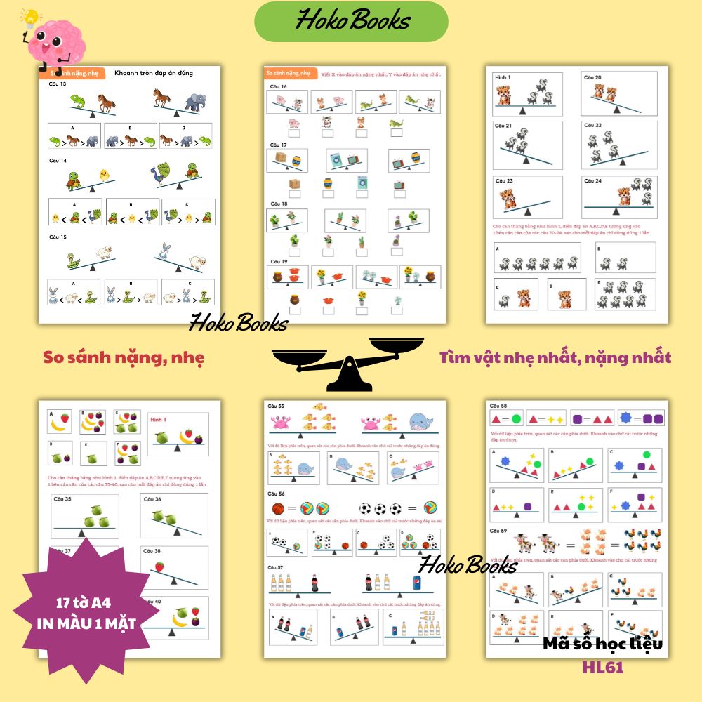 HL60, HL61 Học liệu So sánh nặng nhẹ, nặng nhất, nhẹ nhất Hokobooks_thumbnail_4