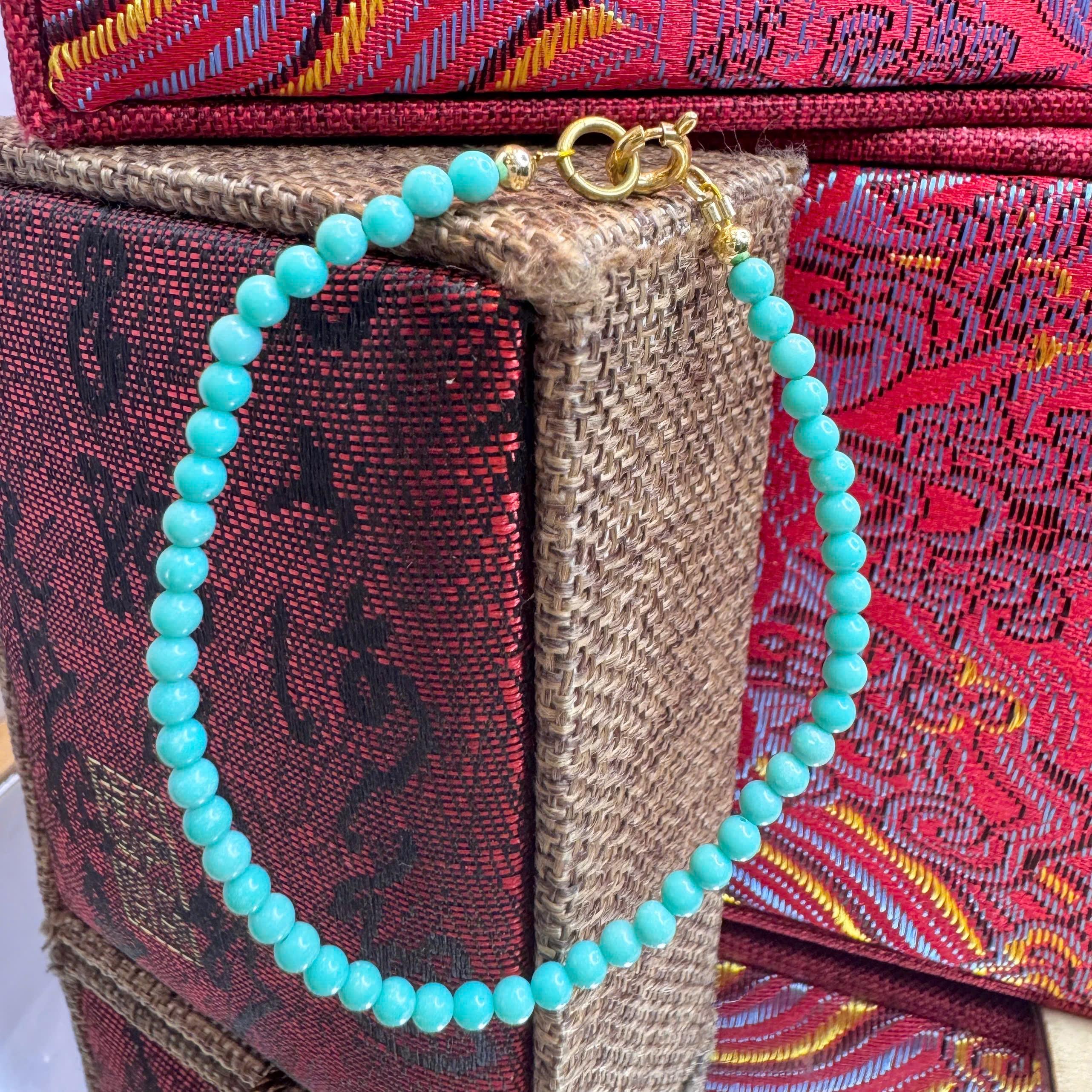 vòng tay phong thuỷ đá ngọc lam turquoise_thumbnail_1