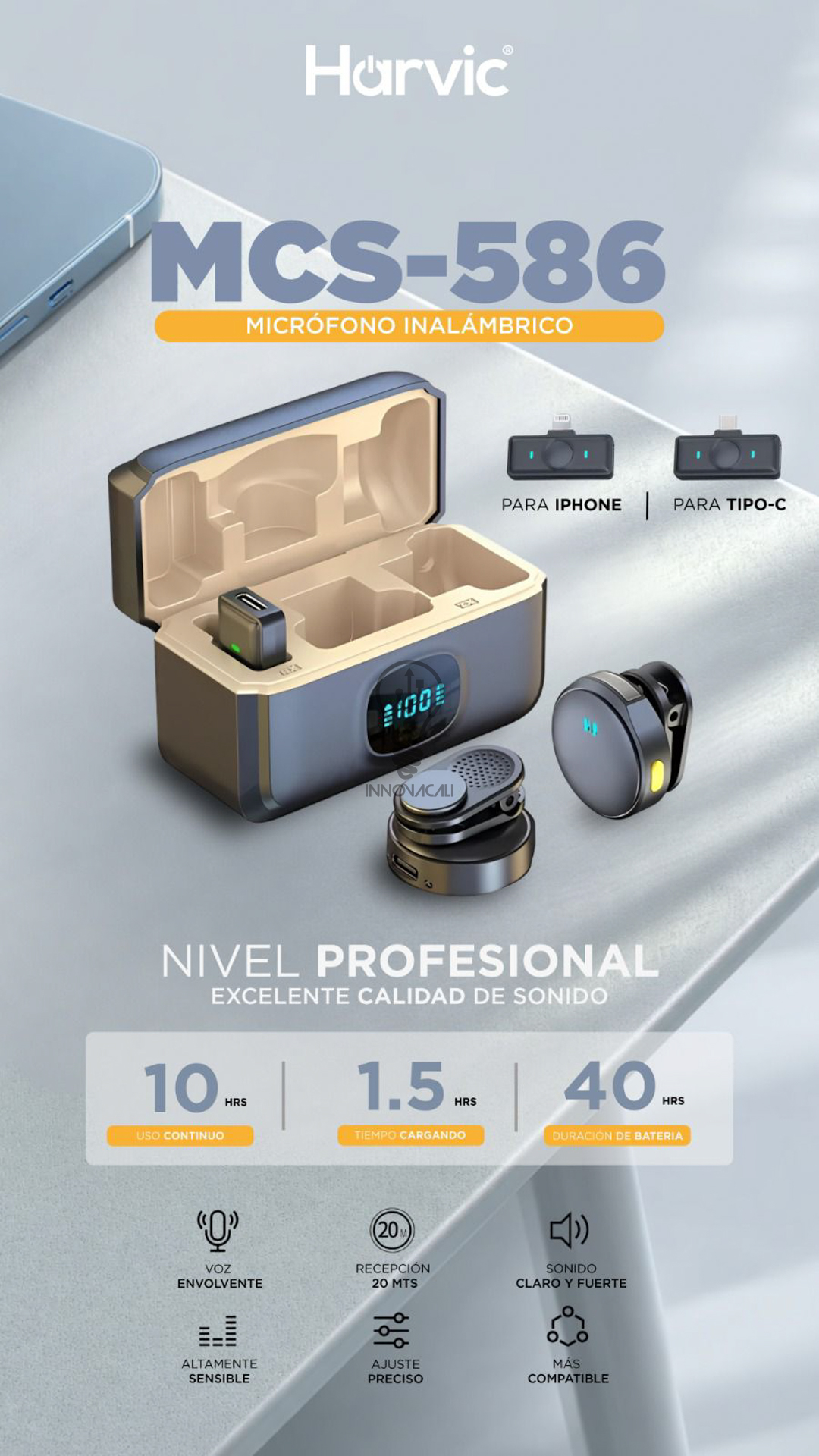 🎤 Micrófonos Harvic MCS 586