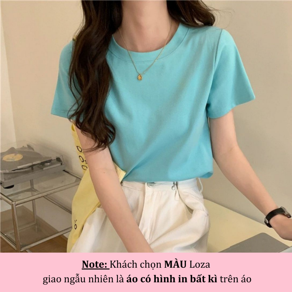 [Form Rộng] Áo phông nữ form rộng lẻ size mẫu lộn xộn - Giao hình ngẫu nhiên - Áo thun nữ Loza XA018_thumbnail_10