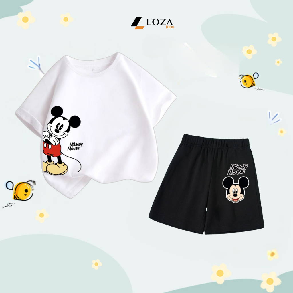 Bộ đồ trẻ em in hình 'Mickey Mousse' - Loza Kids SB226_thumbnail_4