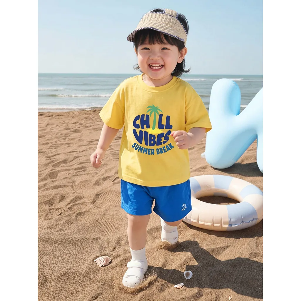 Áo thun bé trai bé gái chill vibes Kado 3435_thumbnail_2