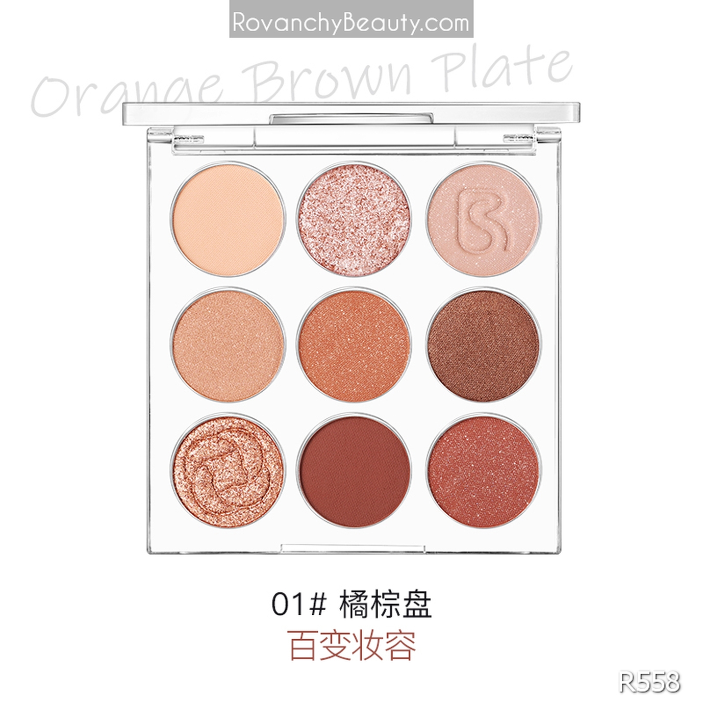 Bảng Phấn Mắt R558 ROVANCHY 9 Ô Màu Mắt Thời Thượng – Đa Dạng Phong Cách_thumbnail_5